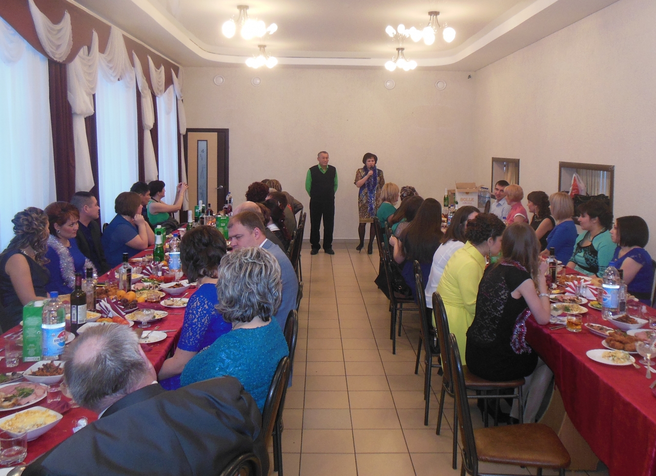 Встреча Нового 2015 года в кафе "Березка"
